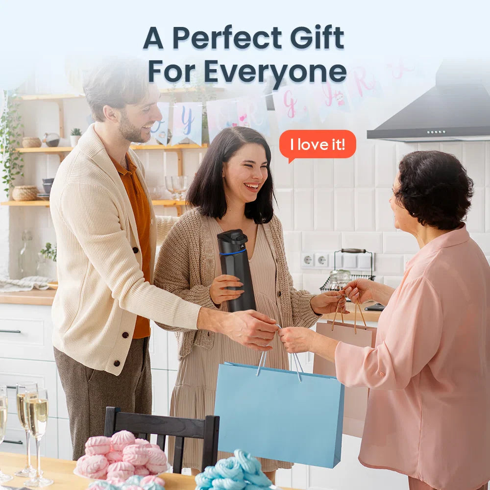 Waterh Boost Smart Water Bottle: 32 Oz Hydration Tracker with APP & Insulation